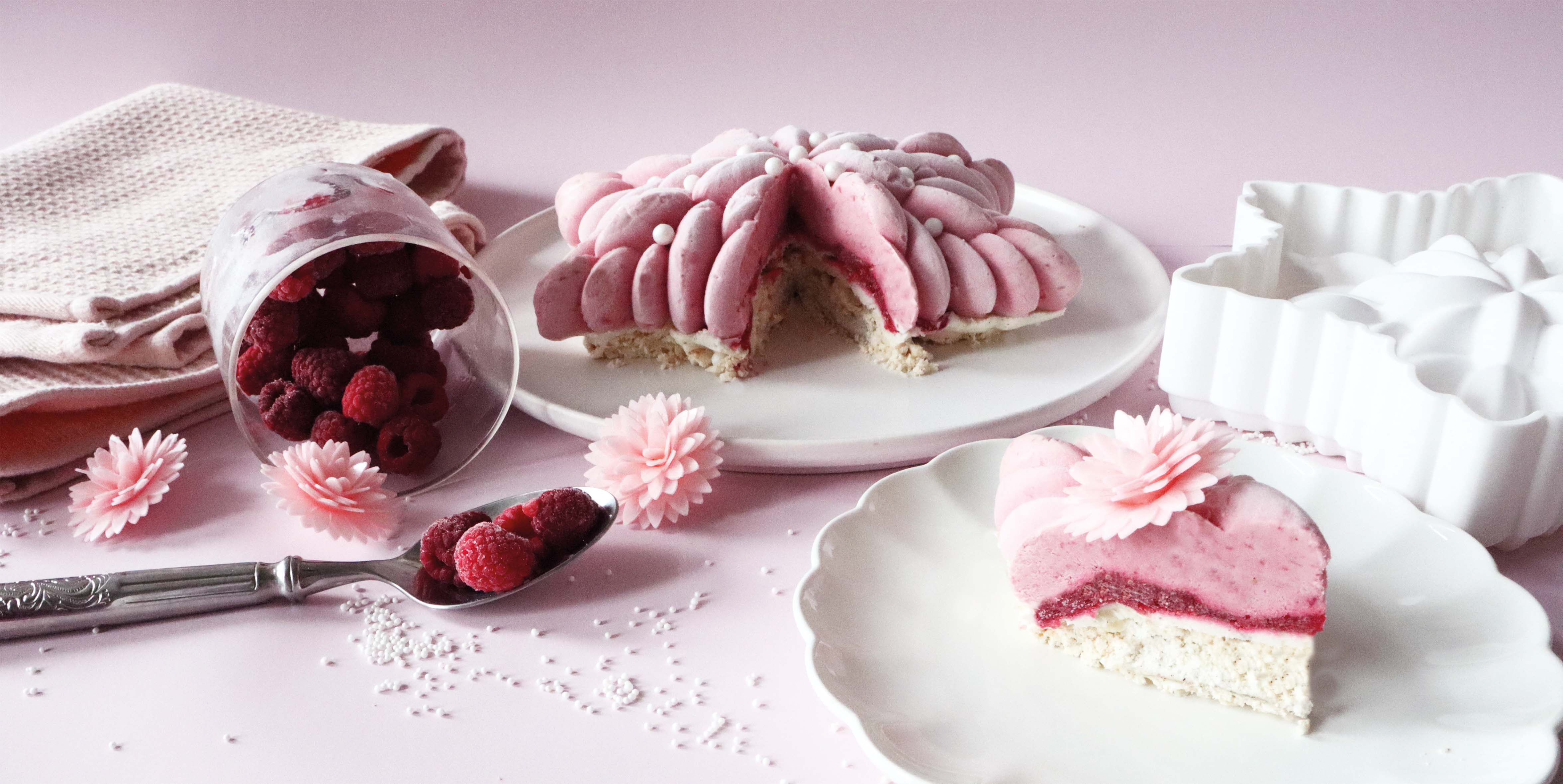 Vacherin étoile à la framboise